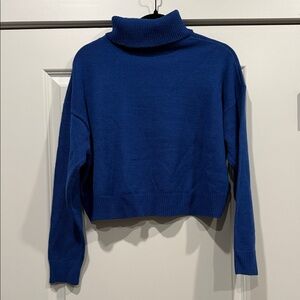H&M Royal Blue Turtleneck Sweater